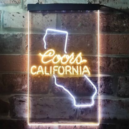 Coors Light California Map LED Neon Sign neon sign LED