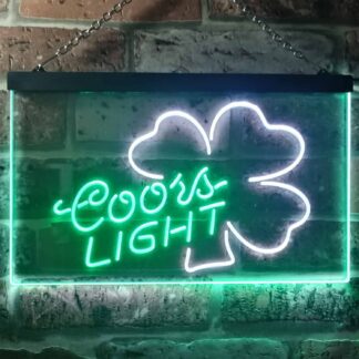 Coors Light Clover 2 LED Neon Sign neon sign LED