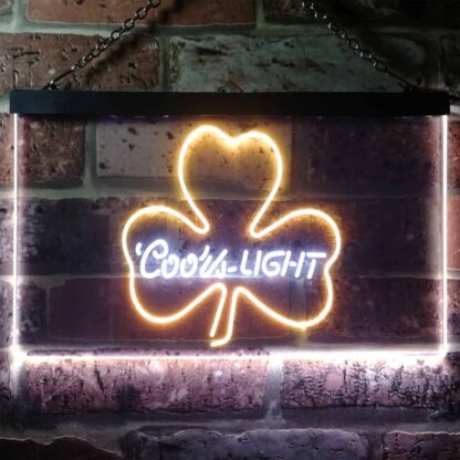 Coors Light Clover Shamrock LED Neon Sign neon sign LED