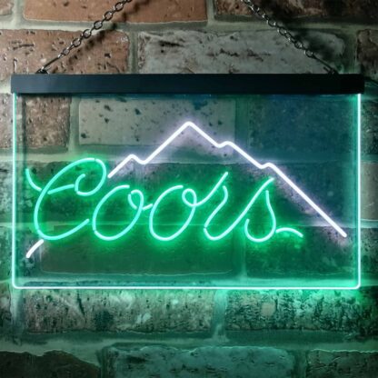 Coors Light Mountain 2 LED Neon Sign neon sign LED