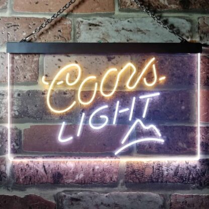 Coors Light Small Mountain LED Neon Sign neon sign LED