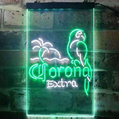 Corona Extra - Tropical Parrot 2 LED Neon Sign neon sign LED