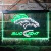 Denver Broncos Bud Light 2 LED Neon Sign