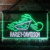 Harley Davidson Fire Bike LED Neon Sign