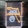 Jack Daniels Jack Lives Here Florida LED Neon Sign