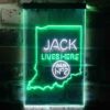 Jack Daniels Jack Lives Here Indiana LED Neon Sign