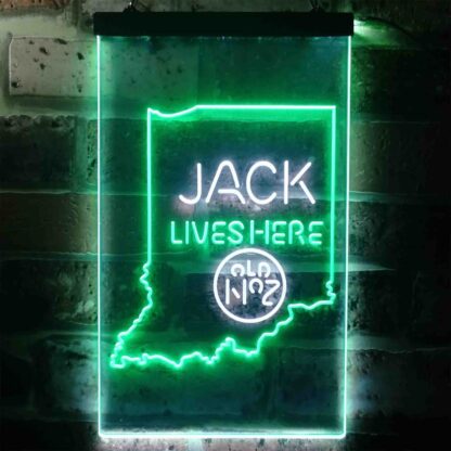 Jack Daniel's Jack Lives Here - Indiana LED Neon Sign neon sign LED