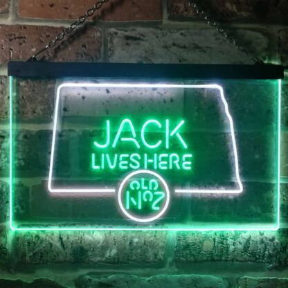 Jack Daniel's Jack Lives Here - North Dakota LED Neon Sign neon sign LED