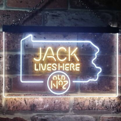 Jack Daniel's Jack Lives Here - Pennsylvania LED Neon Sign neon sign LED