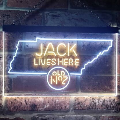 Jack Daniel's Jack Lives Here - Tennessee LED Neon Sign neon sign LED