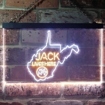 Jack Daniel's Jack Lives Here - West Virginia LED Neon Sign neon sign LED