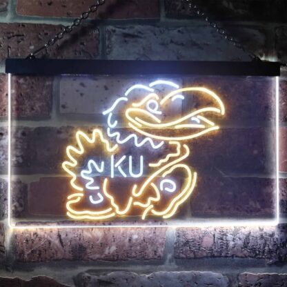 Kansas Jayhawks KU Logo LED Neon Sign neon sign LED