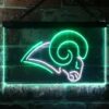 Los Angeles Rams Logo LED Neon Sign Legacy Edition