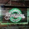 Milwaukee Brewers Logo LED Neon Sign Legacy Edition