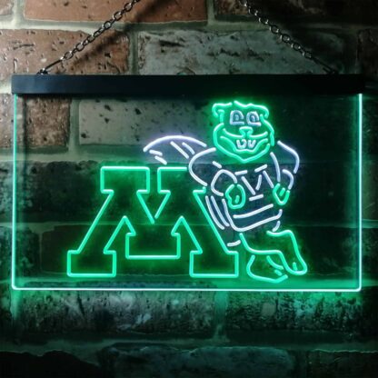 Minnesota Golden Gophers Logo LED Neon Sign neon sign LED