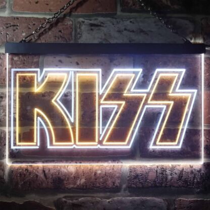 Kiss Banner LED Neon Sign neon sign LED