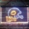 Chicago Bears Helmet Miller Lite LED Neon Sign