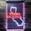 Coors Light California Map LED Neon Sign