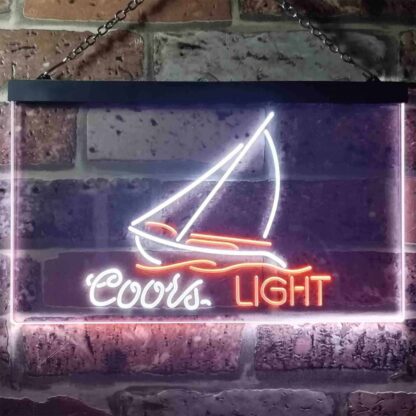 Coors Light Sailboat 2 LED Neon Sign neon sign LED