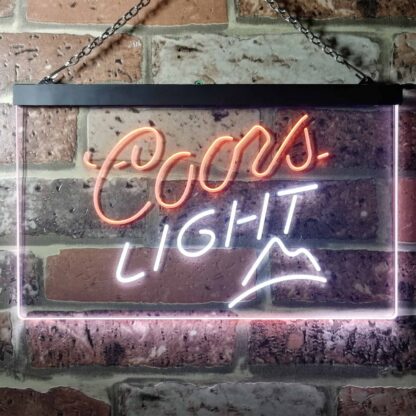 Coors Light Small Mountain LED Neon Sign neon sign LED