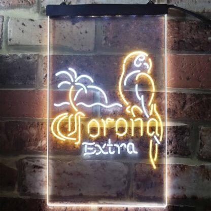 Corona Extra - Tropical Parrot 2 LED Neon Sign neon sign LED