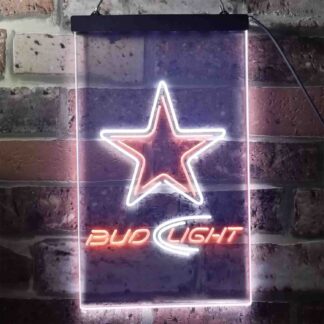 Dallas Cowboys Bud Light 2 LED Neon Sign neon sign LED