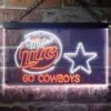 Dallas Cowboys Miller Lite LED Neon Sign