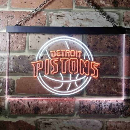 Detroit Pistons Logo LED Neon Sign neon sign LED