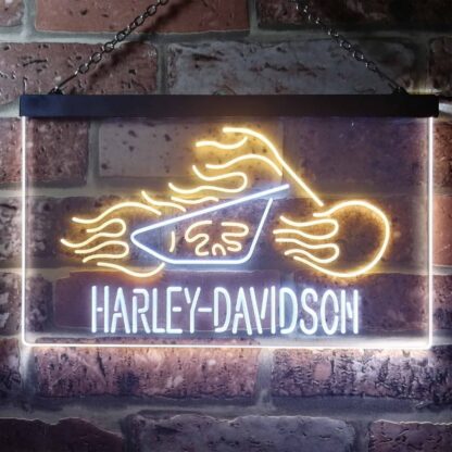 Harley Davidson Fire Bike LED Neon Sign neon sign LED