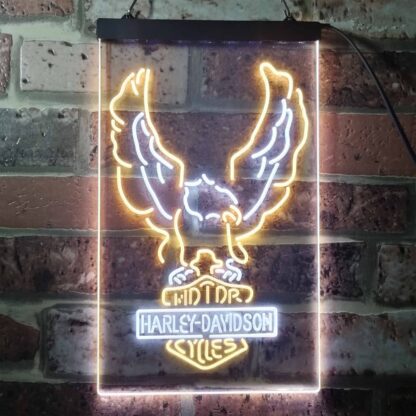 Harley Davidson Up Wing Eagle LED Neon Sign neon sign LED