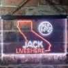 Jack Daniels Jack Lives Here California LED Neon Sign