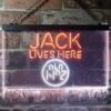 Jack Daniels Jack Lives Here LED Neon Sign