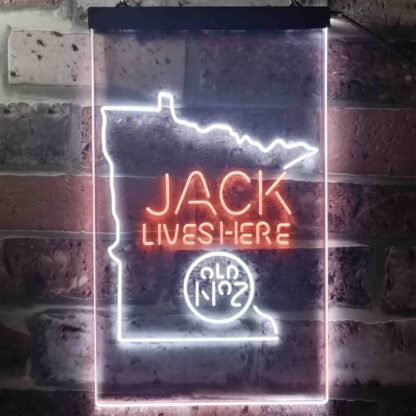 Jack Daniel's Jack Lives Here - Minnesota LED Neon Sign neon sign LED