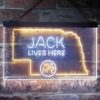 Jack Daniels Jack Lives Here Nebraska LED Neon Sign
