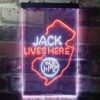 Jack Daniels Jack Lives Here New Jersey LED Neon Sign