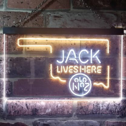 Jack Daniel's Jack Lives Here - Oklahoma LED Neon Sign neon sign LED