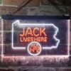 Jack Daniels Jack Lives Here Pennsylvania LED Neon Sign