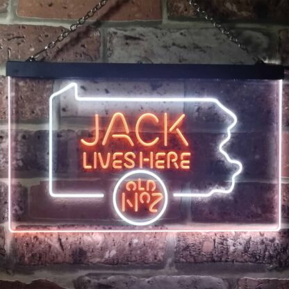 Jack Daniel's Jack Lives Here - Pennsylvania LED Neon Sign neon sign LED