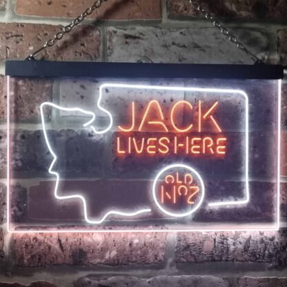 Jack Daniel's Jack Lives Here - Washington LED Neon Sign neon sign LED