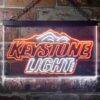 Keystone Light Mountain Logo LED Neon Sign