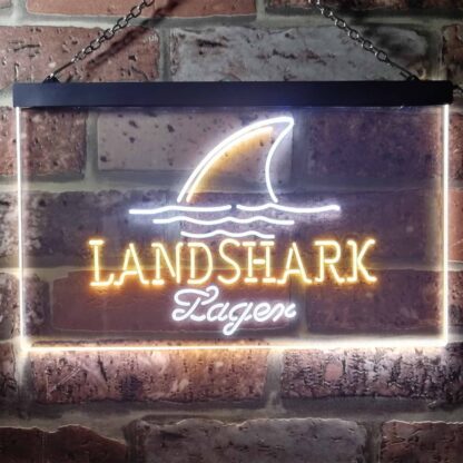 Landshark Lager - Sharkfin LED Neon Sign neon sign LED