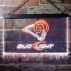 Los Angeles Rams Bud Light LED Neon Sign