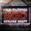 Miller Genuine Draft Banner LED Neon Sign