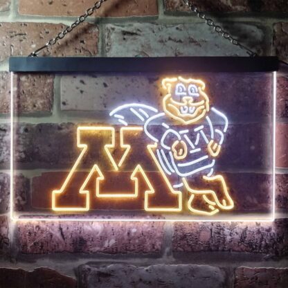 Minnesota Golden Gophers Logo LED Neon Sign neon sign LED