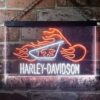 aHarley Davidson Fire Bike LED Neon Sign