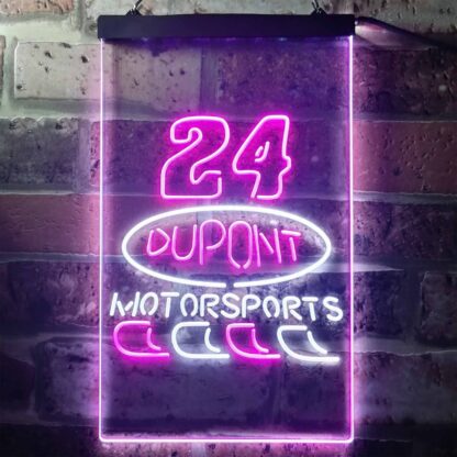 Dupont Motorsports 24 LED Neon Sign neon sign LED