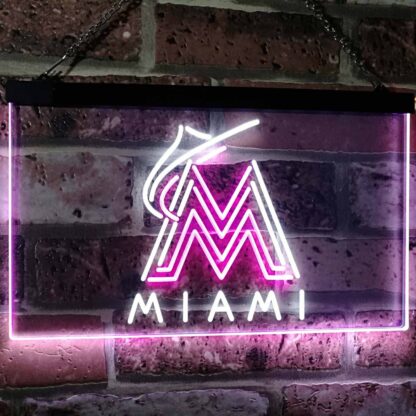 Florida Marlins Logo 1 LED Neon Sign neon sign LED