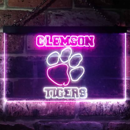 Clemson Tigers Logo LED Neon Sign neon sign LED