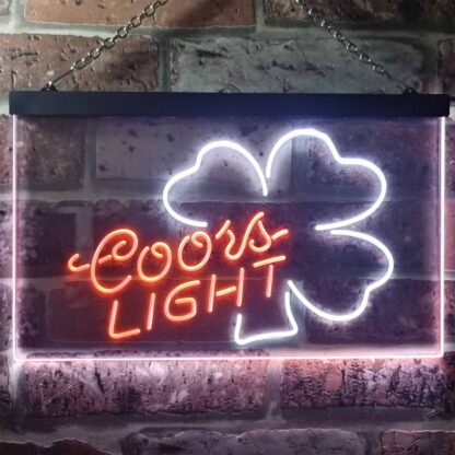 Coors Light Clover 2 LED Neon Sign neon sign LED