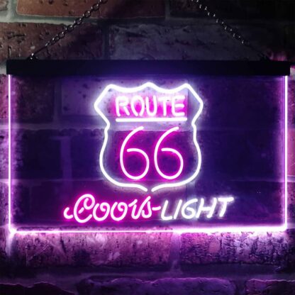 Coors Light Route 66 LED Neon Sign neon sign LED
